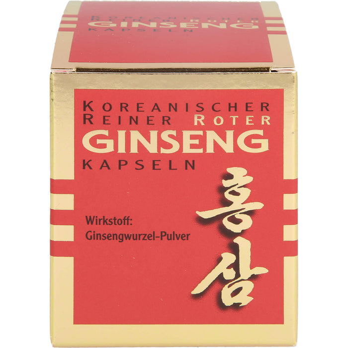 Koreanischer Reiner Roter Ginseng Wurzelpulv 300mg, 100 St. Kapseln