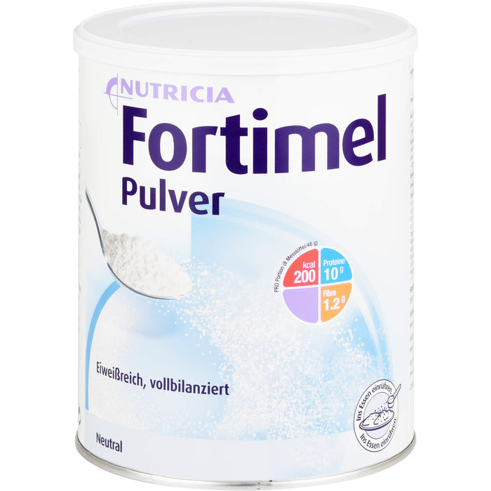 NUTRICIA Fortimel vollbilanzierte Aufbaunahrung in Pulverform, 670 g Powder