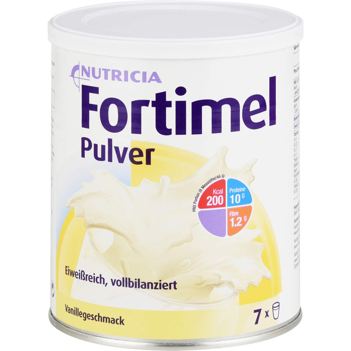 NUTRICIA Fortimel Pulver Vanillegeschmack Aufbaunahrung, 335 g Powder