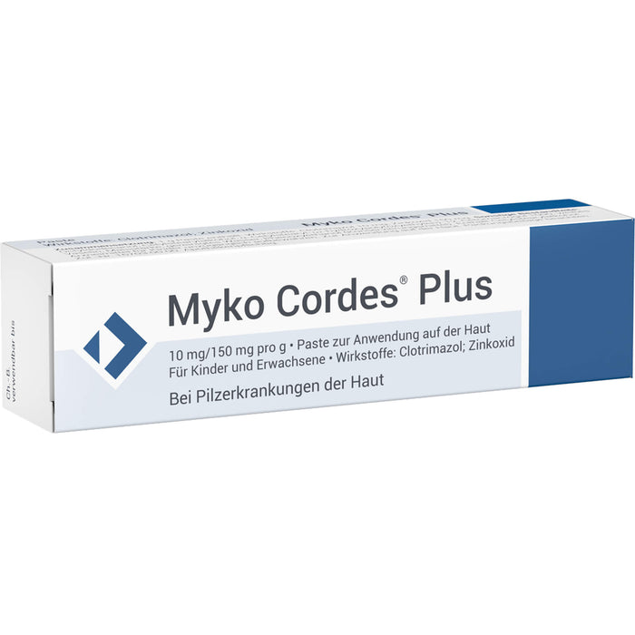 Myko Cordes Plus 10 mg/150 mg pro g, Paste zur Anwendung auf der Haut, 25 g PST