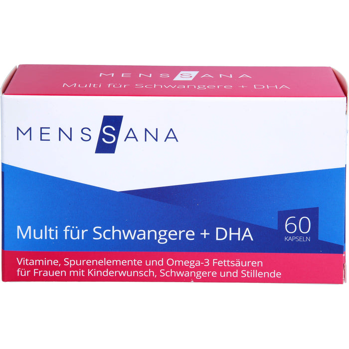 MensSana Multi für Schwangere + DHA Kapseln, 60 St. Kapseln