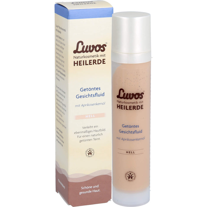 Luvos Naturkosmetik getöntes Gesichtsfluid hell, 50 ml EMU