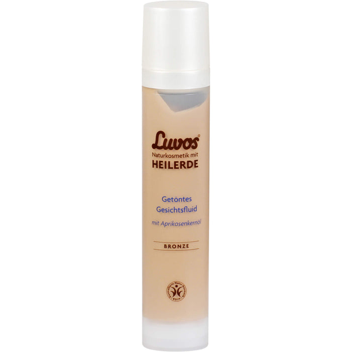 Luvos Naturkosmetik getöntes Gesichtsfluid bronze, 50 ml Lösung