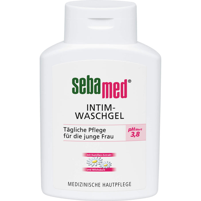 Sebamed Intim Waschgel pH 3,8 für die natürlich sanfte Reinigung der empfindlichen Haut im äußeren Intimbereich, 200 ml Gel