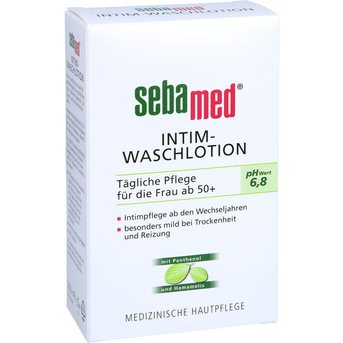 sebamed Intim-Waschlotion tägliche Pflege für die Frau ab 50+, 200 ml Savon liquide