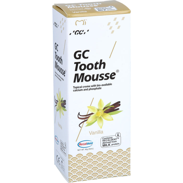 GC Tooth Mousse Vanille, 40 g Cream