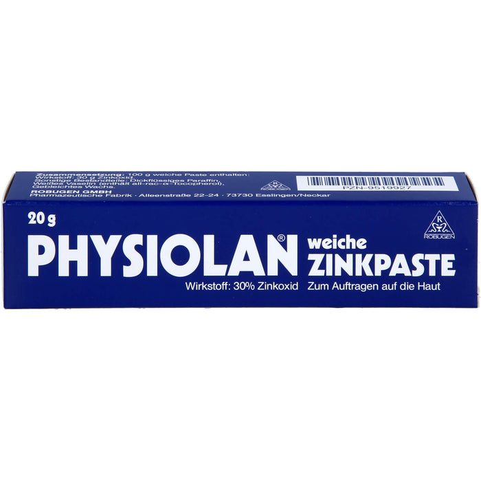 Physiolan weiche Zinkpaste, 20 g Crème