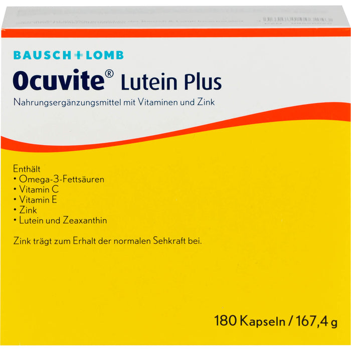 Ocuvite Lutein Plus Kapseln, 180 pc Capsules