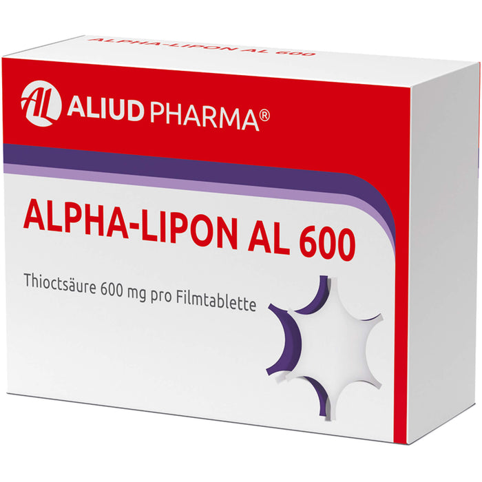 Alpha-Lipon AL 600 Filmtabletten bei Empfindungsstörungen an Armen und Beinen, 60 pcs. Tablets