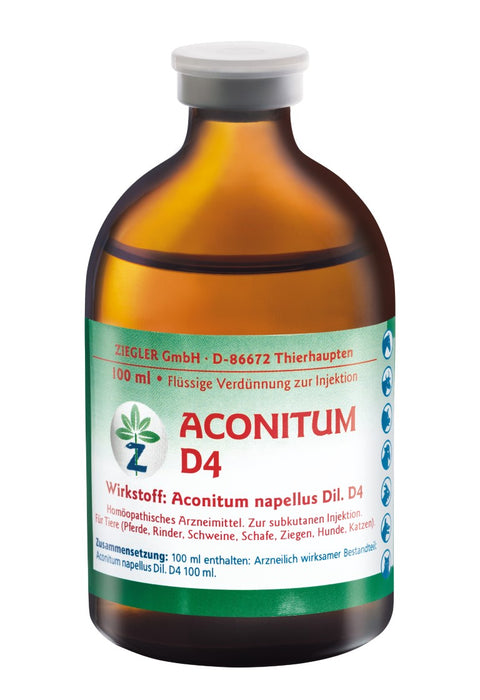 ZIEGLER Aconitum D 4 Dilution, 100 ml Solution