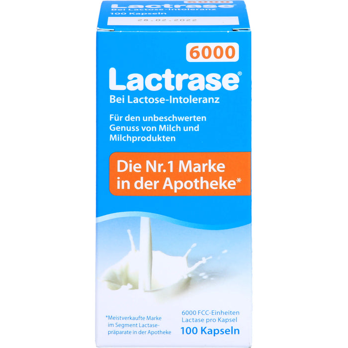 Lactrase 6000, 100 pcs. Capsules