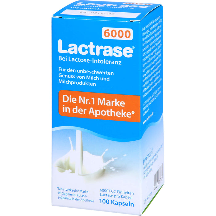 Lactrase 6000, 100 pcs. Capsules