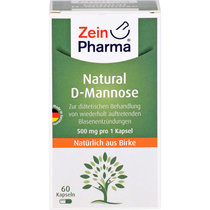 ZeinPharma Natural D-Mannose Kapseln, 60 St. Kapseln