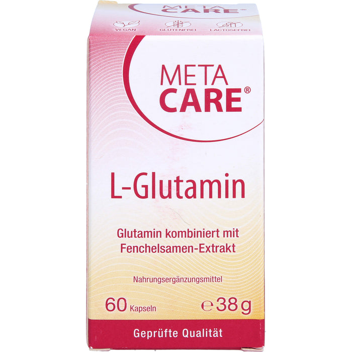 metacare L-Glutamin Kapseln, 60 pc Capsules