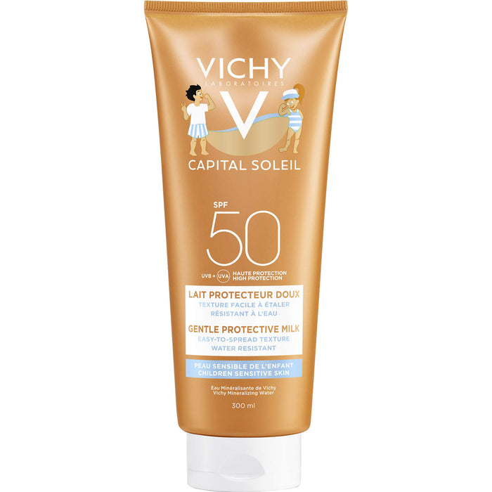 VICHY Idéal Soleil Schonende Sonnen-Milch für Kinder SPF 50 , 300 ml Cream