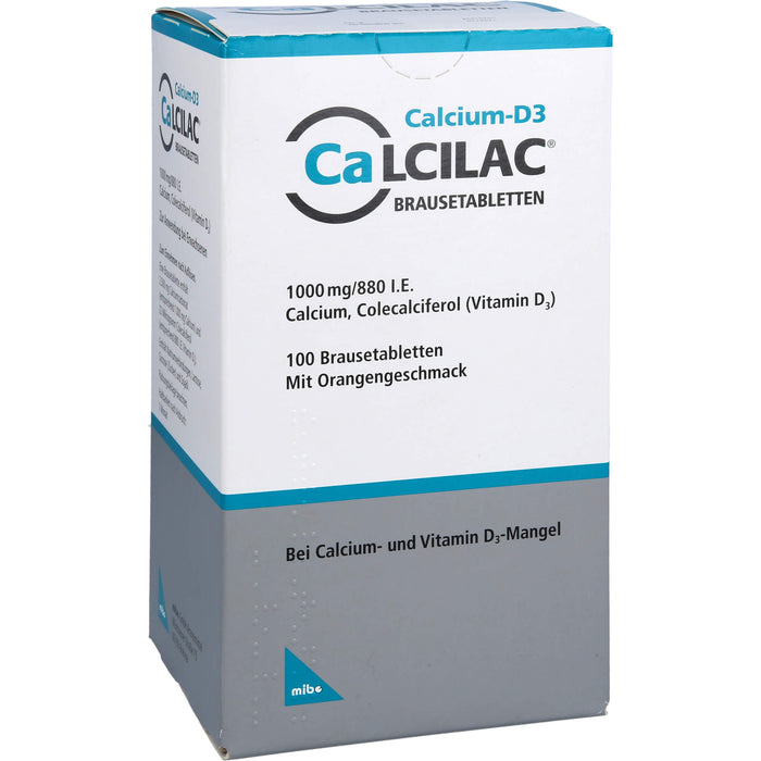 Calcilac Brausetabletten, 100 pc Tablettes