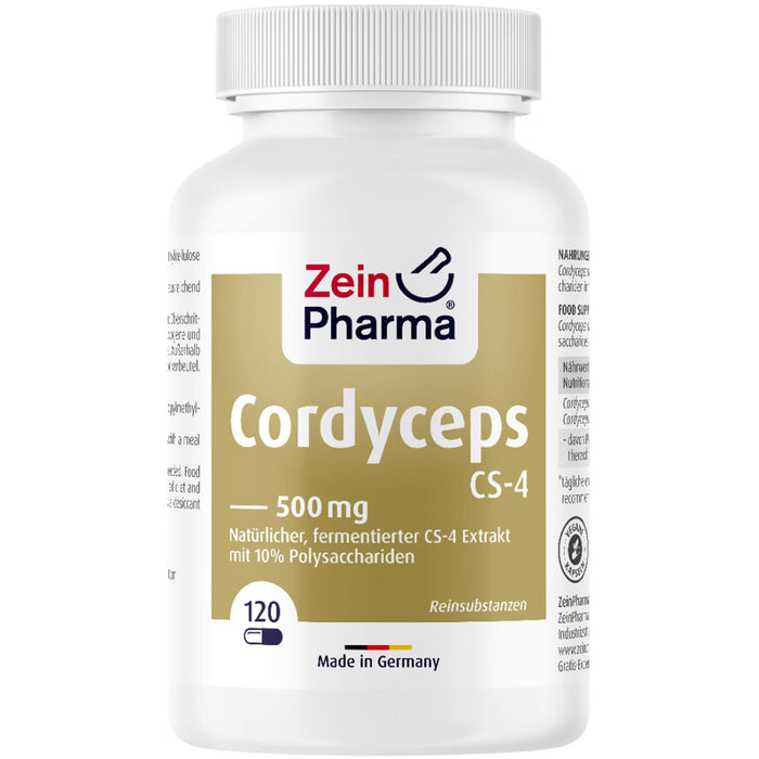 ZeinPharma Cordyceps CS-4 500 mg Kapseln, 120 pc Capsules