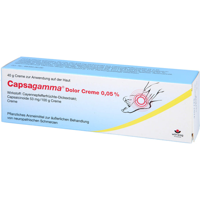 Capsagamma Dolor Creme 0,05%, 40 g Crème