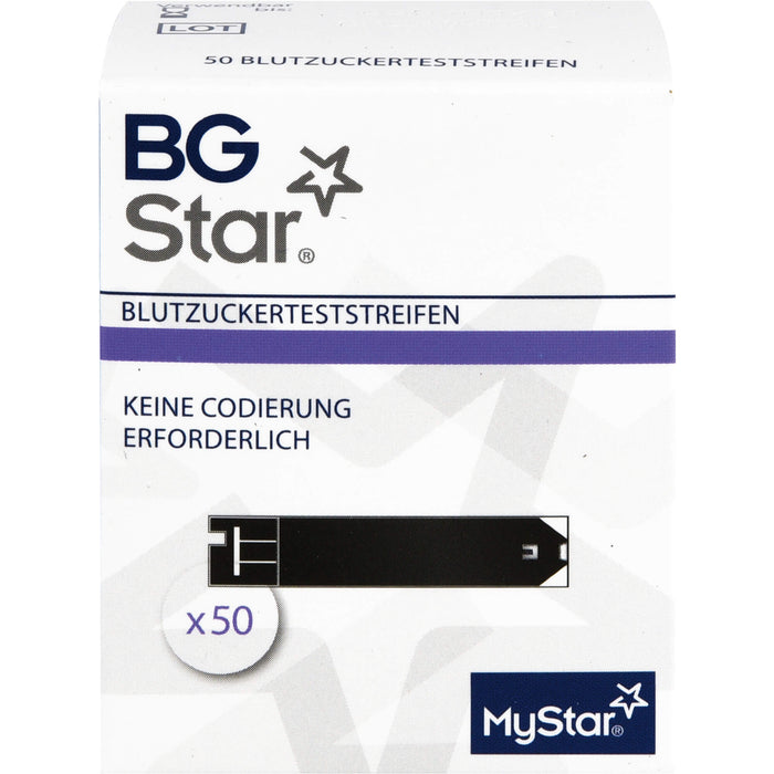 BG Star Medi-Spezial Blutzuckerteststreifen, 50 St. Teststreifen