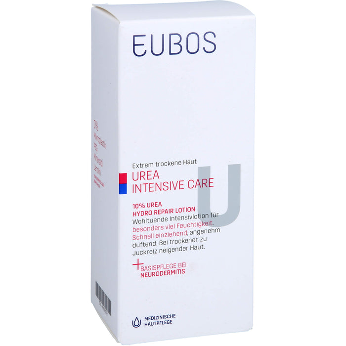 EUBOS 10% Urea Hydro Repair Lotion für sehr trockene Haut, 150 ml Lotion