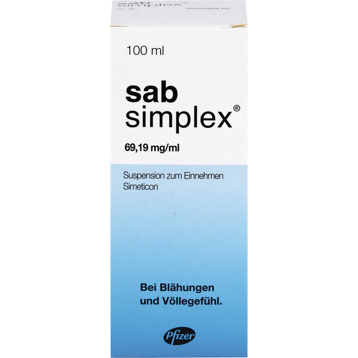 sab simplex Suspension bei Blähungen und Völlegefühl, 100 ml Lösung