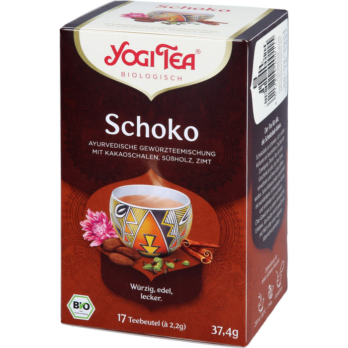 YOGI TEA Schoko ayurvedische Gewürzteemischung, 17 pc Sac filtrant