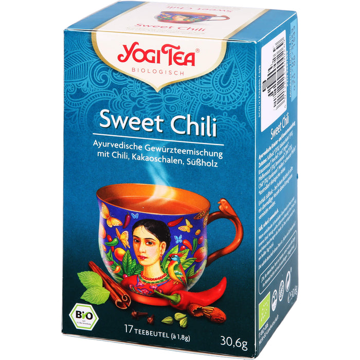 YOGI TEA Sweet Chili ayurvedische Gewürzteemischung, 17 pcs. Filter bag