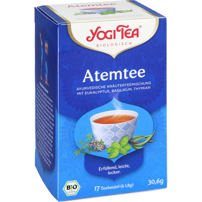 YOGI TEA Atem Tee ayurvedische Kräuterteemischung, 17 pcs. Filter bag