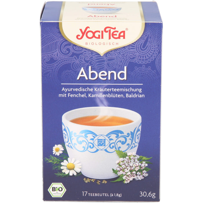 YOGI TEA Abend ayurvedische Kräuterteemischung, 17 pc Sac filtrant