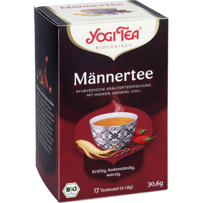 YOGI TEA Männer Tee ayurvedische Kräuterteemischung, 17 pc Sac filtrant