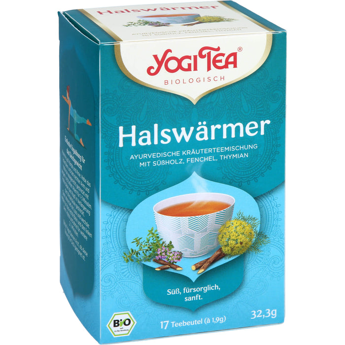 YOGI TEA Halswärmer ayurvedische Kräuterteemischung, 17 pcs. Filter bag