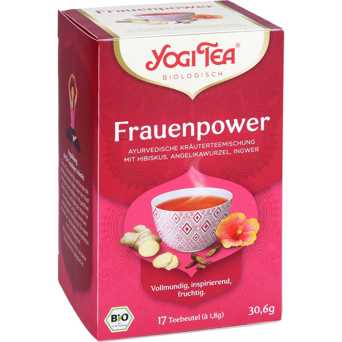 YOGI TEA Frauen Power ayurvedische Kräuterteemischung, 17 pc Sac filtrant