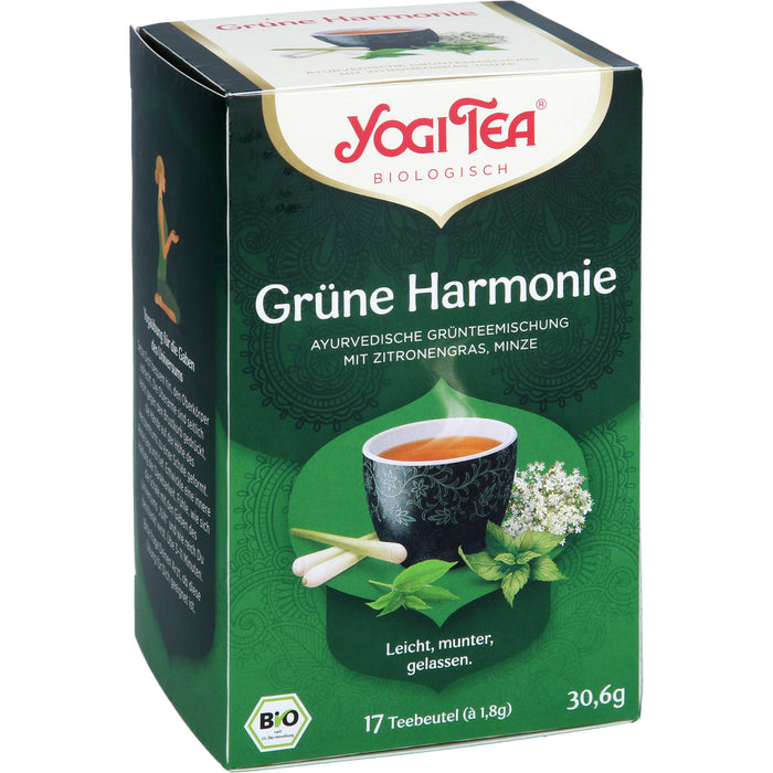 YOGI TEA Grüne Harmonie ayurvedische Grünteemischung, 17 pc Sac filtrant