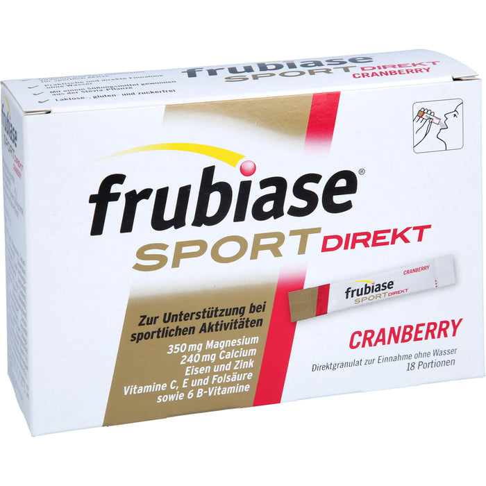 frubiase Sport direkt Cranberry, 18 St. Beutel