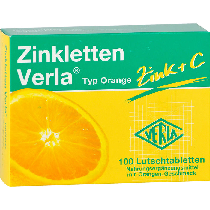 Zinkletten Verla Typ Orange Tabletten, 100 St. Tabletten