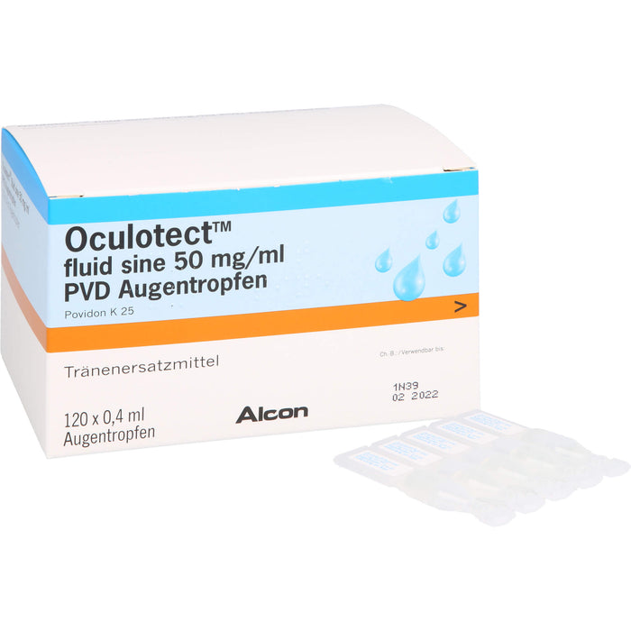 Oculotect™ fluid sine 50 mg/ml PVD Augentropfen, 120 St. Lösung