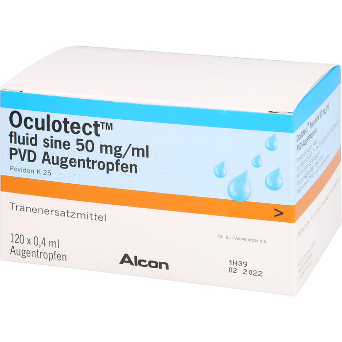 Oculotect fluid sine 50 mg/ml PVD Augentropfen, 120 pc Solution