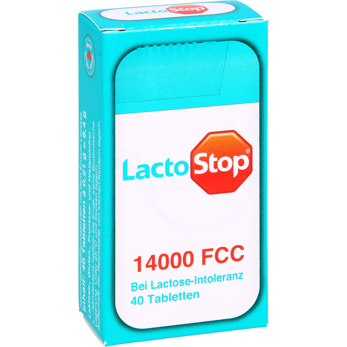 LactoStop 14000 FCC bei Lactose-Intoleranz Tabletten, 40 St. Tabletten