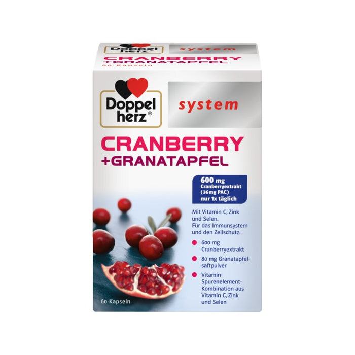 Doppelherz system CRANBERRY + GRANATAPFEL, 60 pc Capsules