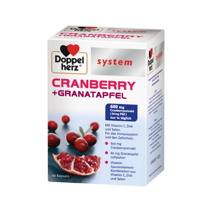 Doppelherz system CRANBERRY + GRANATAPFEL, 60 pc Capsules