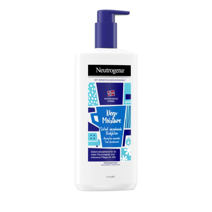 Neutrogena NF Deep Moisture Bodylotion für trockene Haut, 400 ml soins du corps