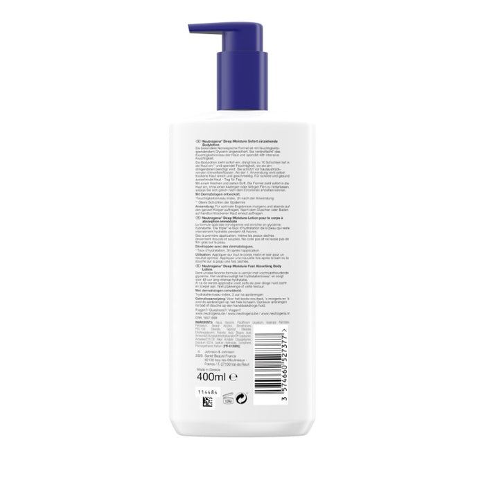 Neutrogena NF Deep Moisture Bodylotion für trockene Haut, 400 ml body care