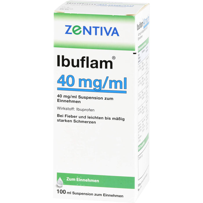 Ibuflam Kindersaft 4 %, 100 ml Lösung