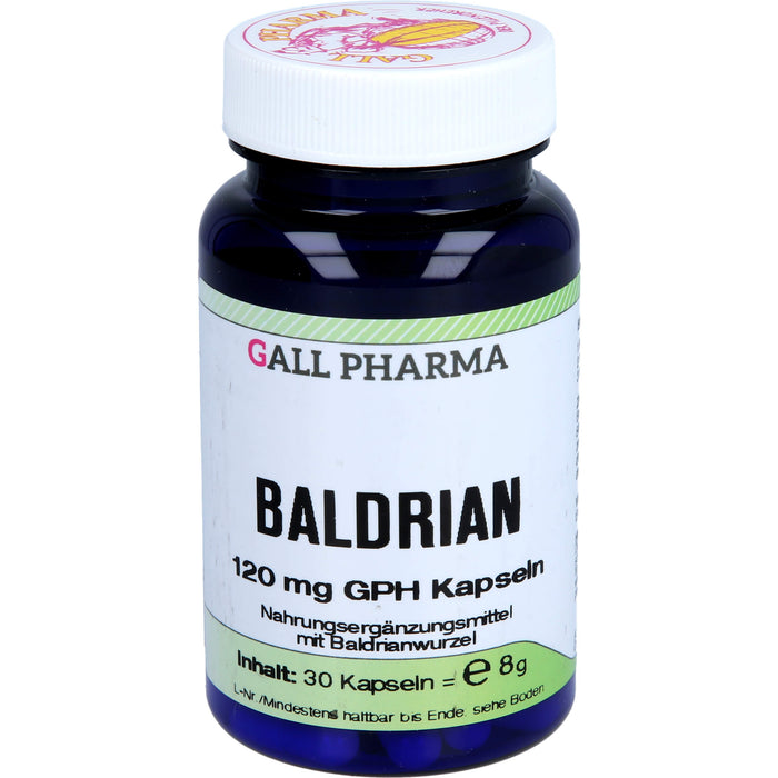 GALL PHARMA Baldrian 120 mg GPH Kapseln, 30 pcs. Capsules