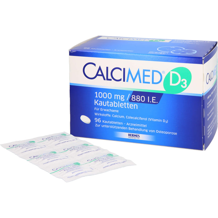 Calcimed D3 1000 mg/880 I.E. Kautabletten, 96 St KTA