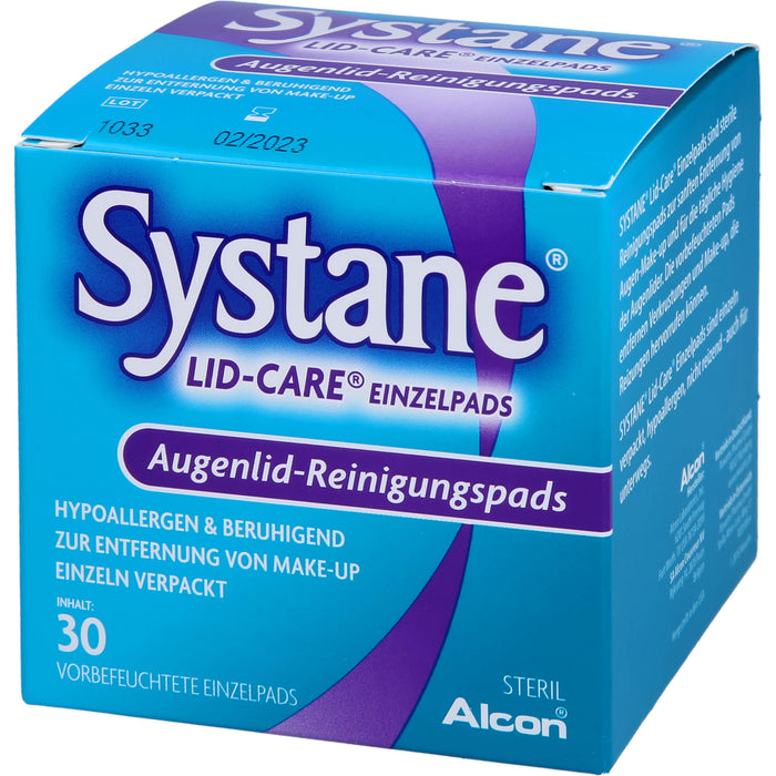 Systane LID-CARE Einzelpads Augenlid-Reinigungspads, 30 pcs. Cloths