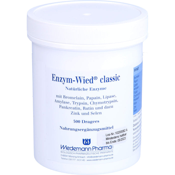 Enzym-Wied classic Tabletten, 500 pcs. Tablets