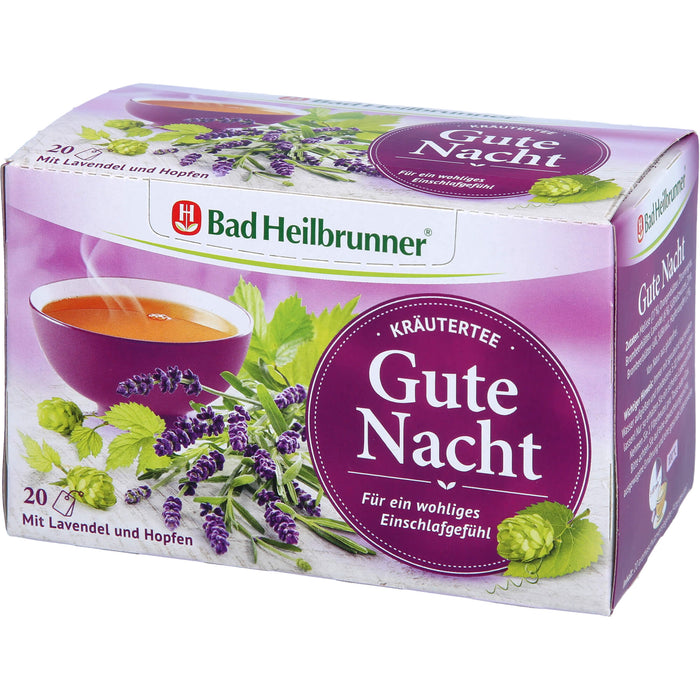 Bad Heilbrunner Kräutertee Gute Nacht, 20 St FBE