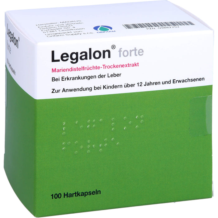 Legalon forte Orifarm Hartkapseln, 100 St KAP