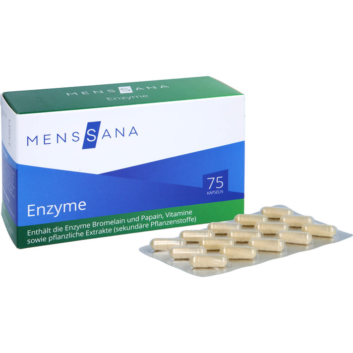 MensSana Enzyme Kapseln, 75 pc Capsules